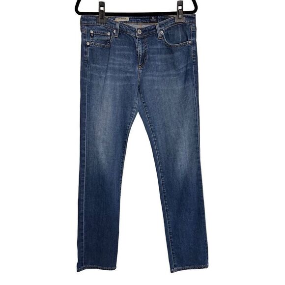 Adriano Goldschmied Jeans Womens Size 32R Medium Wash The Steve Slim Straight - Picture 1 of 8